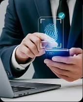 Engineer monitoring cloud infrastructure for financial services